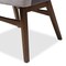 Baxton Studio Monte Mid-Century Modern Walnut Wood Round 5-Piece Dining Set 134-7175-7176 - alternate 5